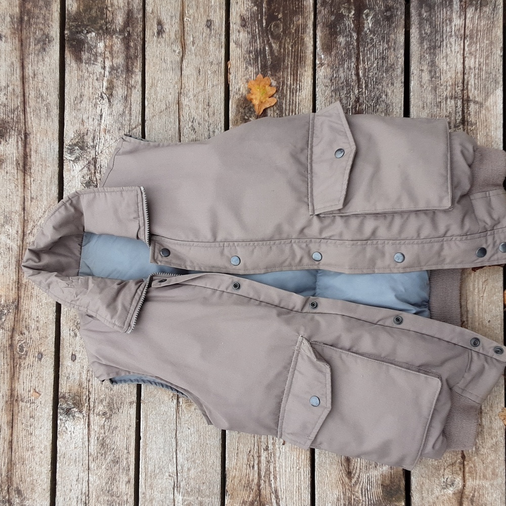 Men's Reversible Down Vest - Size small